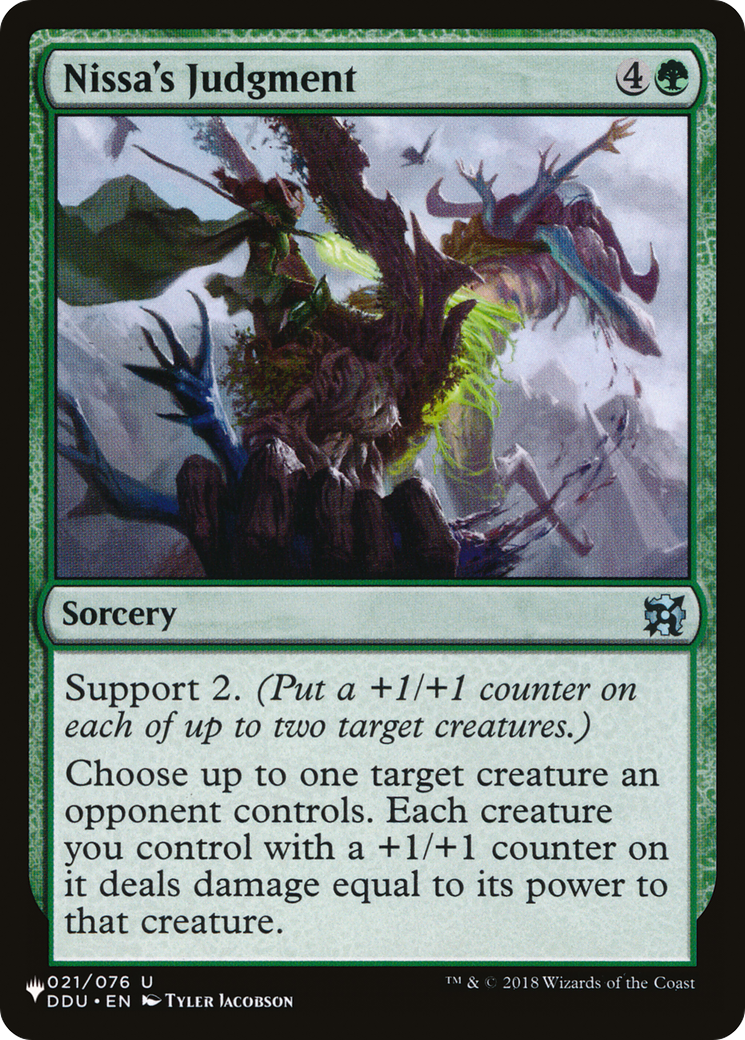 Nissa's Judgment (LIST-021/076) - The List