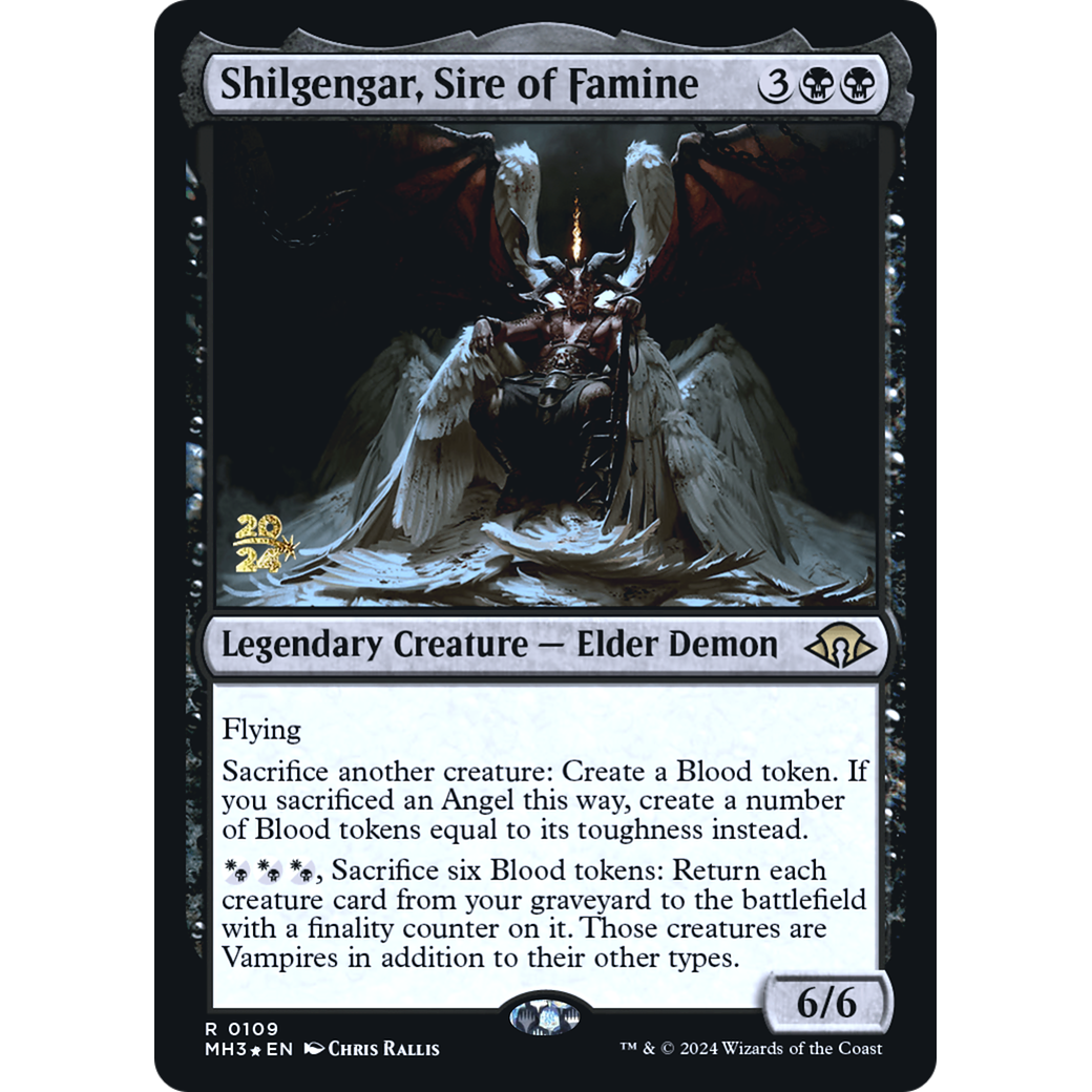 Shilgengar, Sire of Famine (PRE-109S) - Modern Horizons 3 Promos Foil