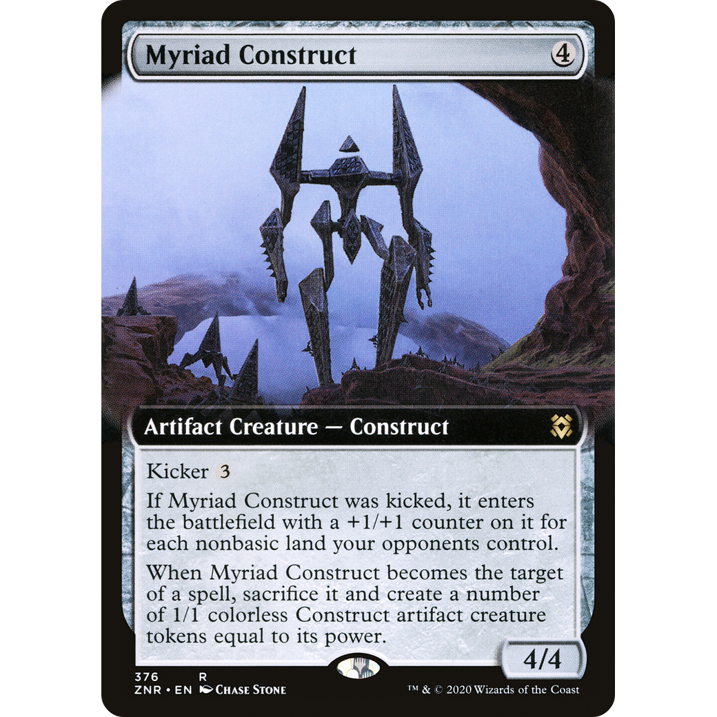 Myriad Construct (Extended Art) (ZNR-376) - Zendikar Rising: (Extended Art)