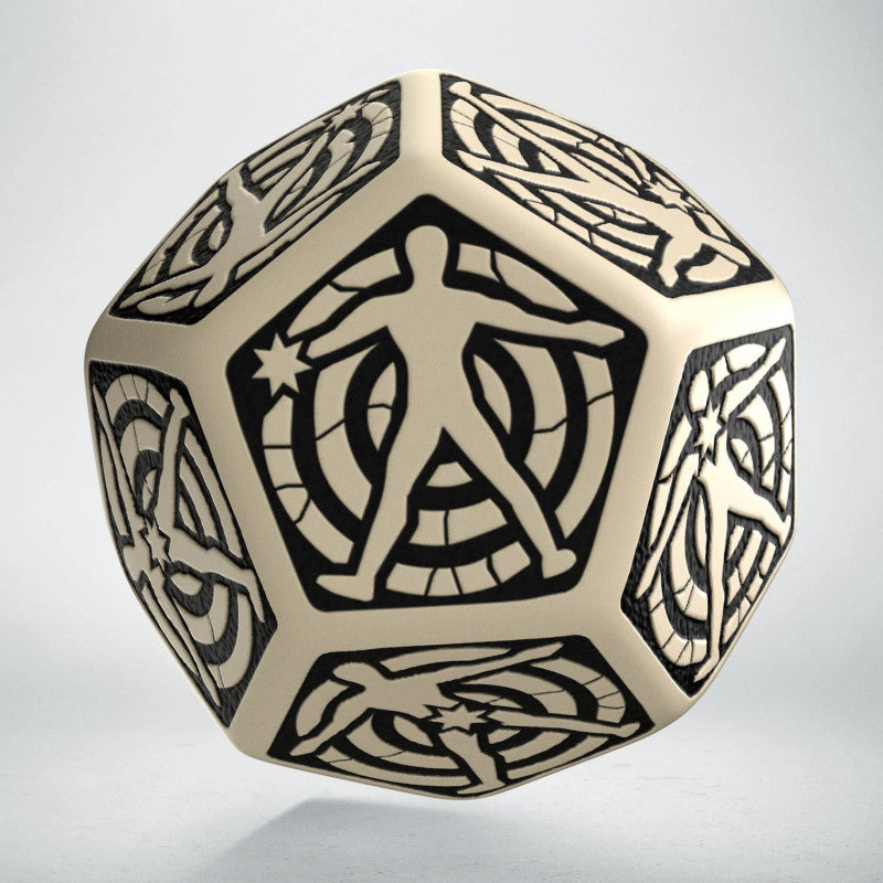 Beige D12 Hit Location Dice