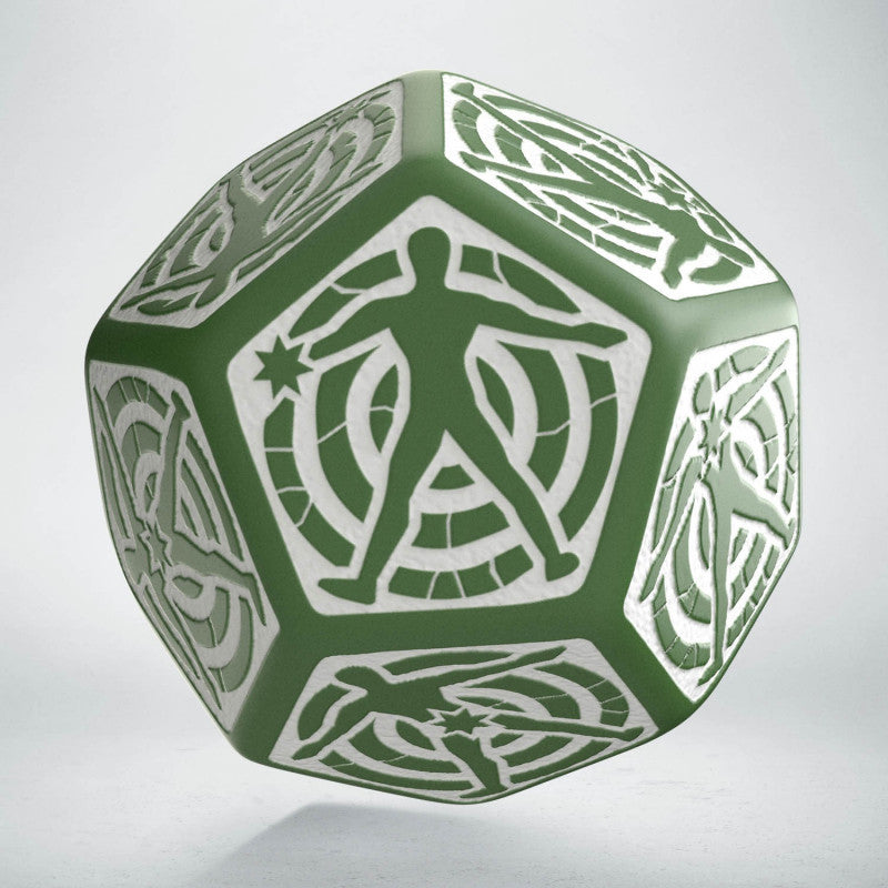 Green D12 Hit Location Dice