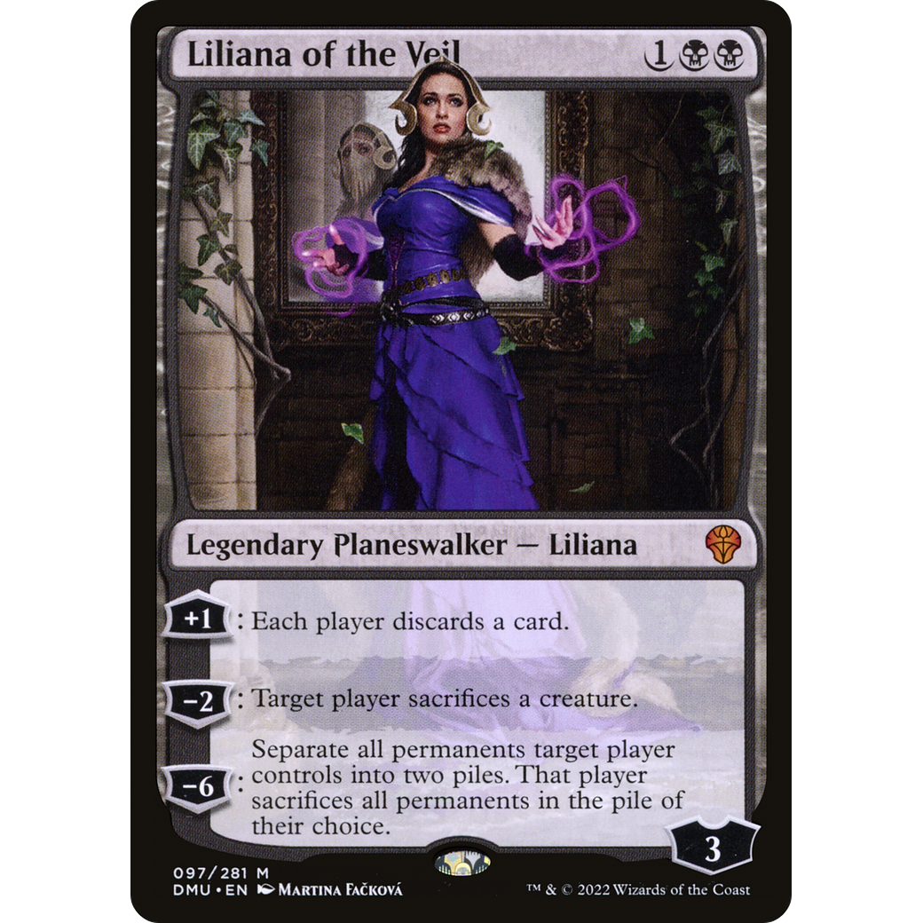 Liliana of the Veil (DMU-097) - Dominaria United Foil
