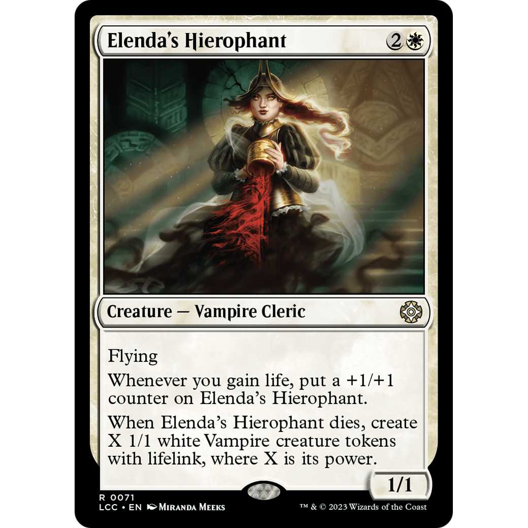 Elenda's Hierophant (LCC-071) - The Lost Caverns of Ixalan Commander