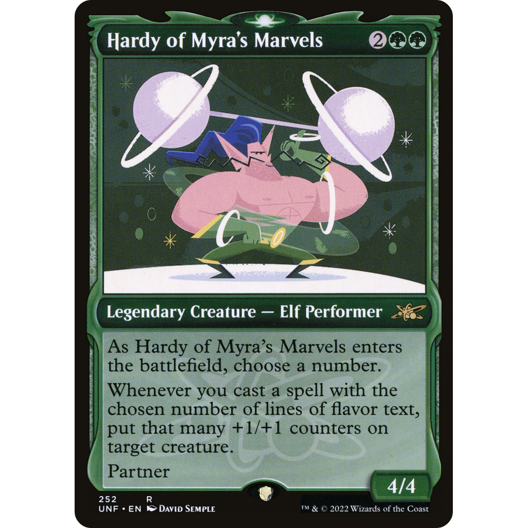 Hardy of Myra's Marvels (Showcase) (UNF-252) - Unfinity: (Showcase) Foil