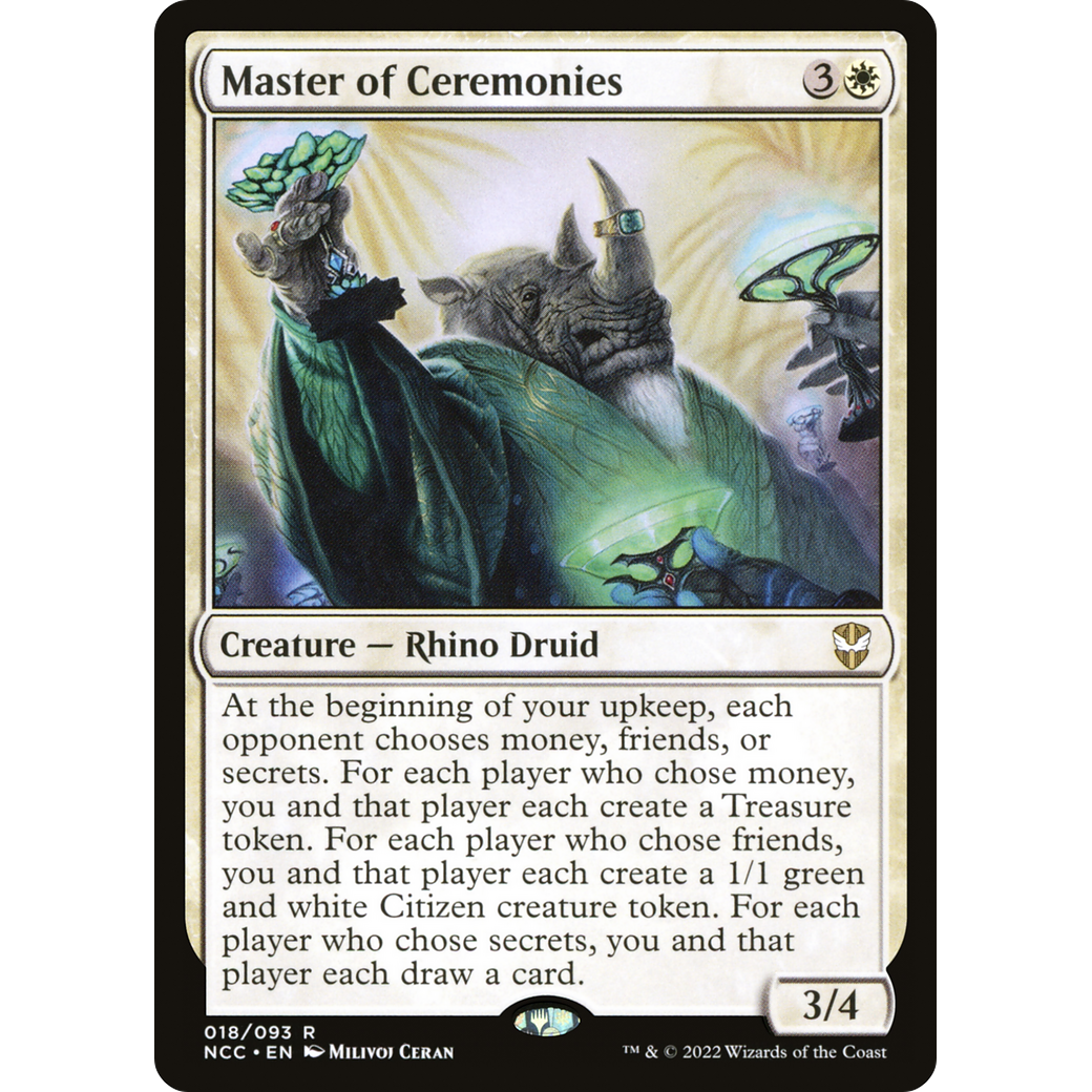 Master of Ceremonies (NCC-018) - New Capenna Commander