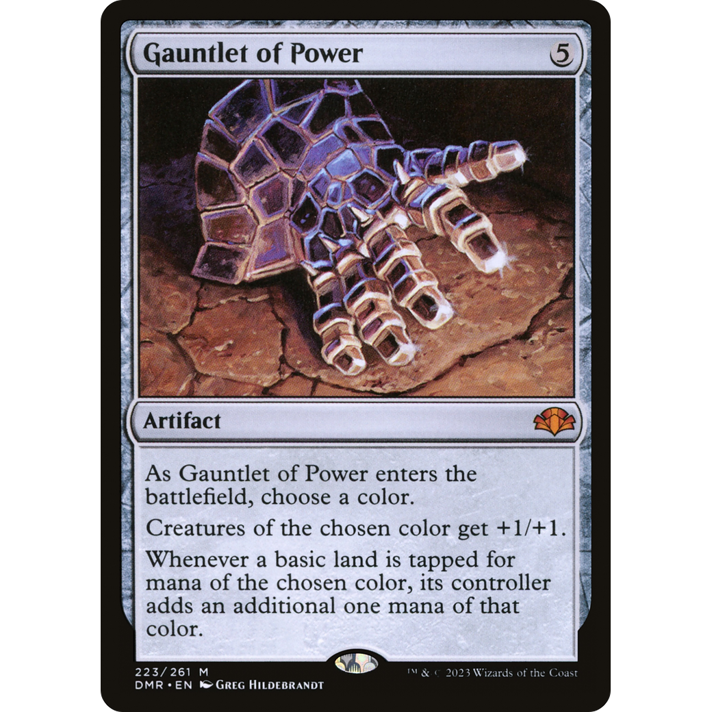 Gauntlet of Power (DMR-223) - Dominaria Remastered