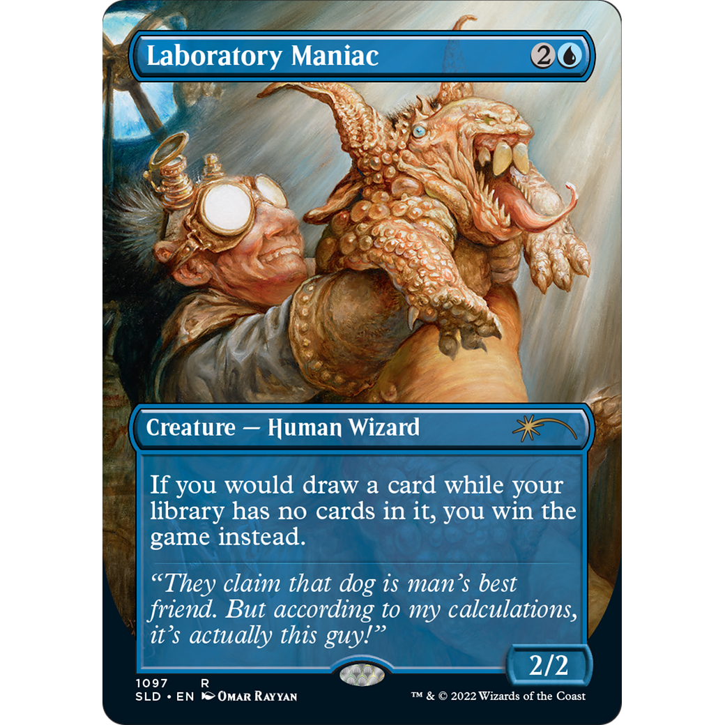 Laboratory Maniac (Borderless) (SLD-1097) - Secret Lair Drop (Borderless)