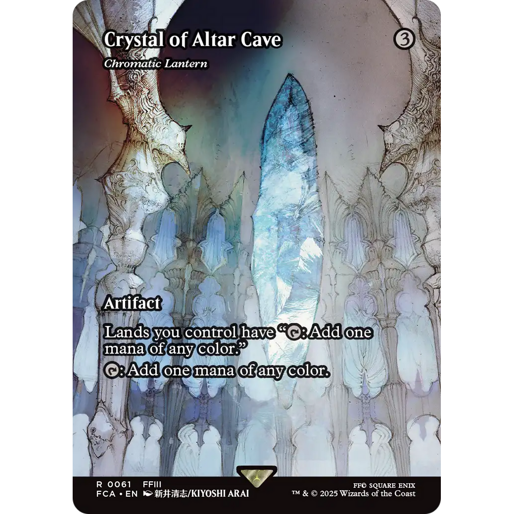 Chromatic Lantern (FCA-061) - FINAL FANTASY: Through the Ages / Crystal of Altar Cave (Borderless) Foil