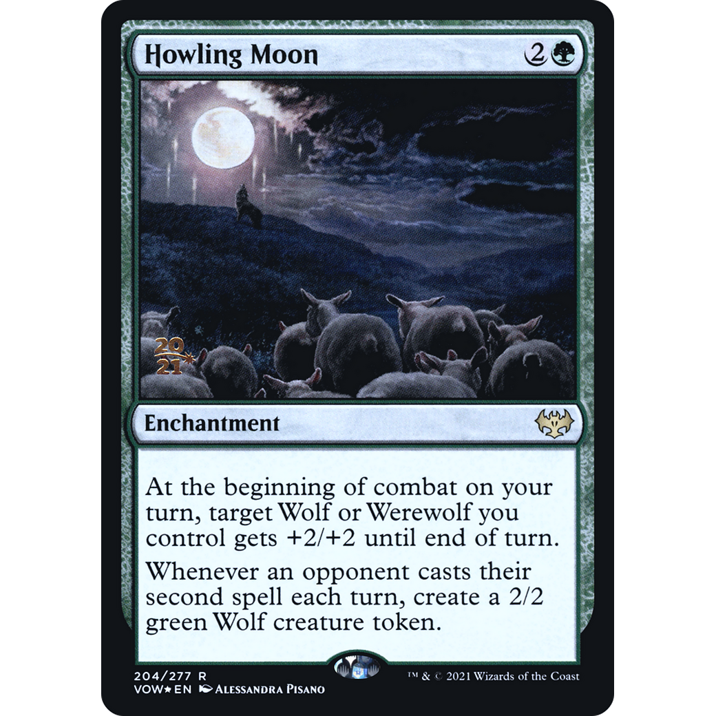 Howling Moon (PRE-204) - Innistrad: Crimson Vow Promos Foil