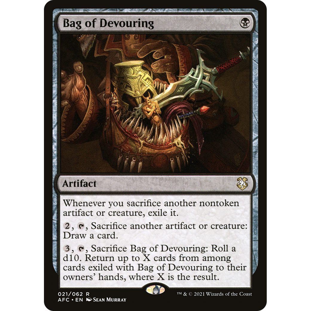 Bag of Devouring (AFC-021) - Forgotten Realms Commander