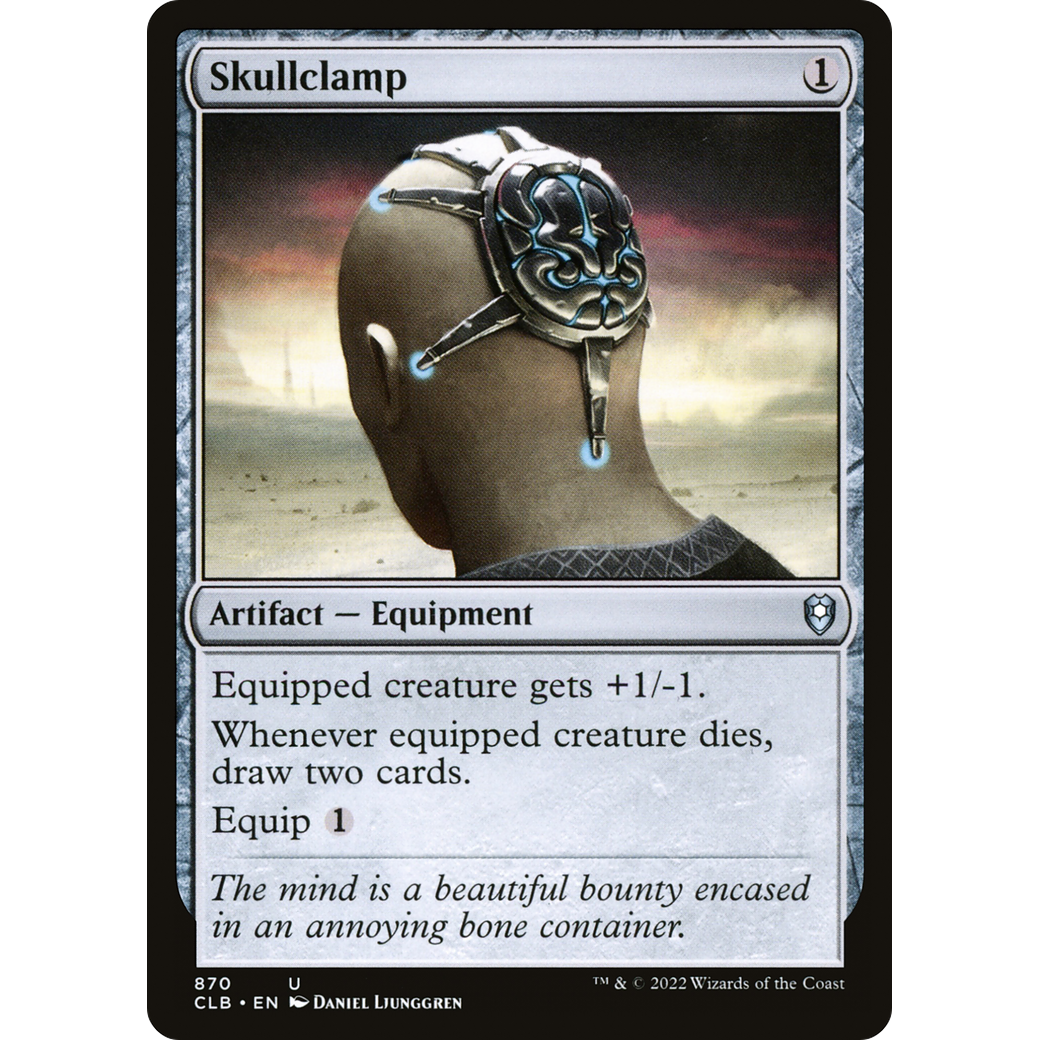 Skullclamp (CLB-870) - Commander Legends: Battle for Baldur's Gate