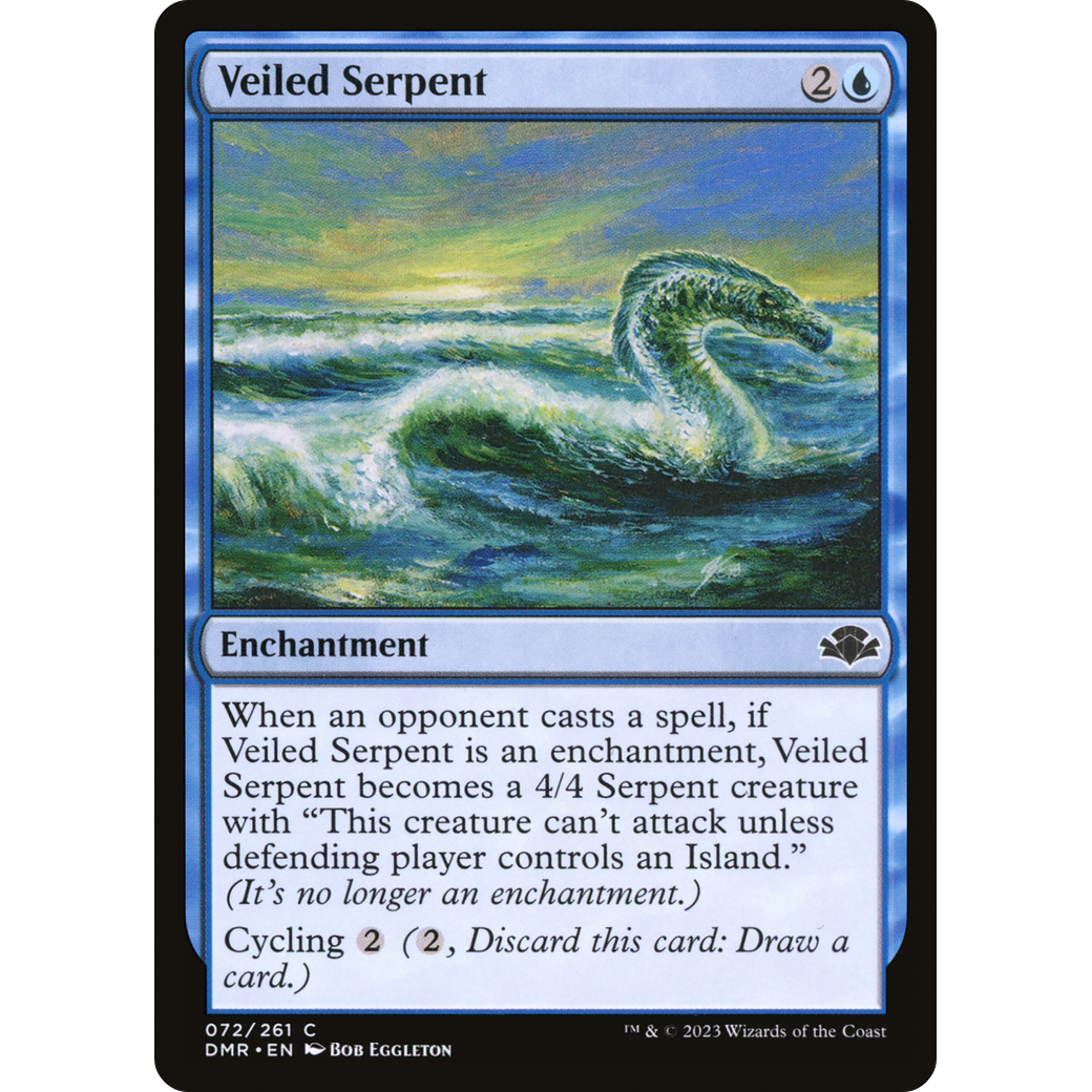 Veiled Serpent (DMR-072) - Dominaria Remastered Foil