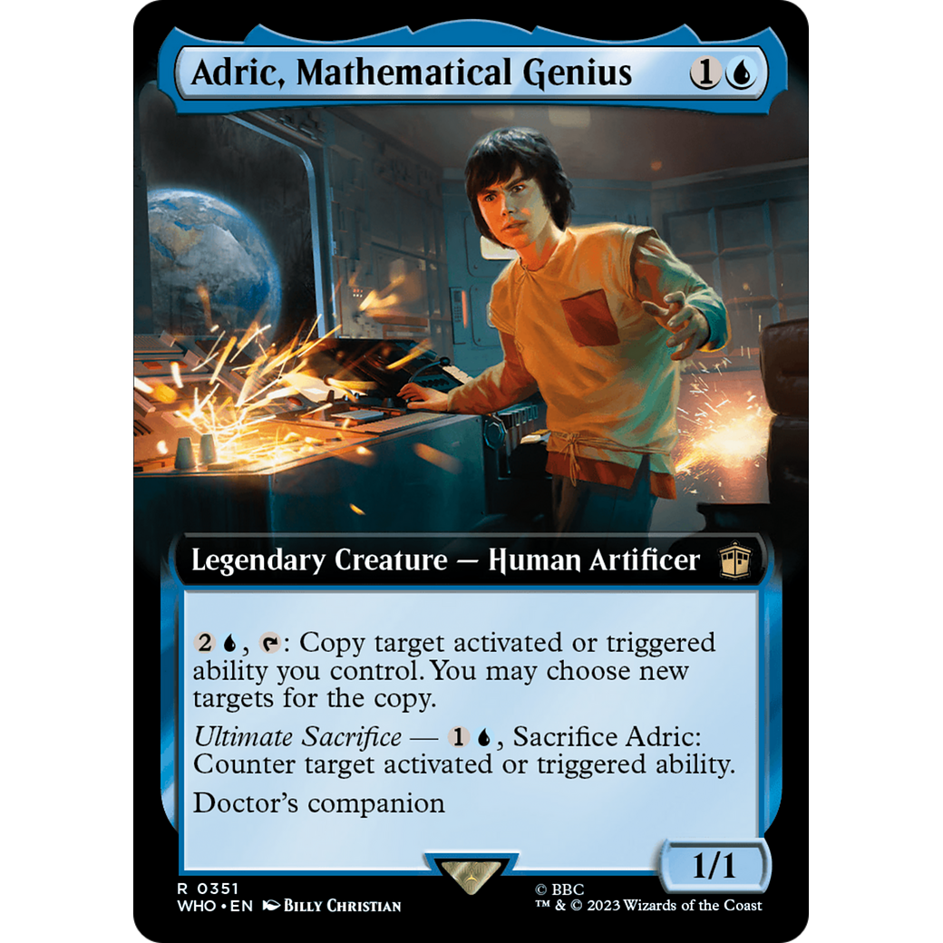 Adric, Mathematical Genius (Extended Art) (WHO-351) - Doctor Who: (Extended Art)