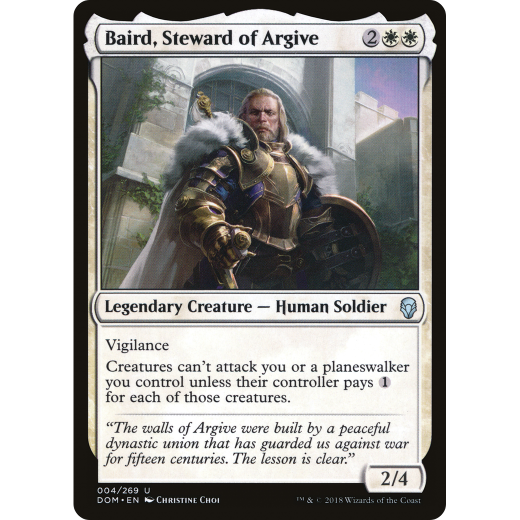 Baird, Steward of Argive (DOM-004) - Dominaria Foil