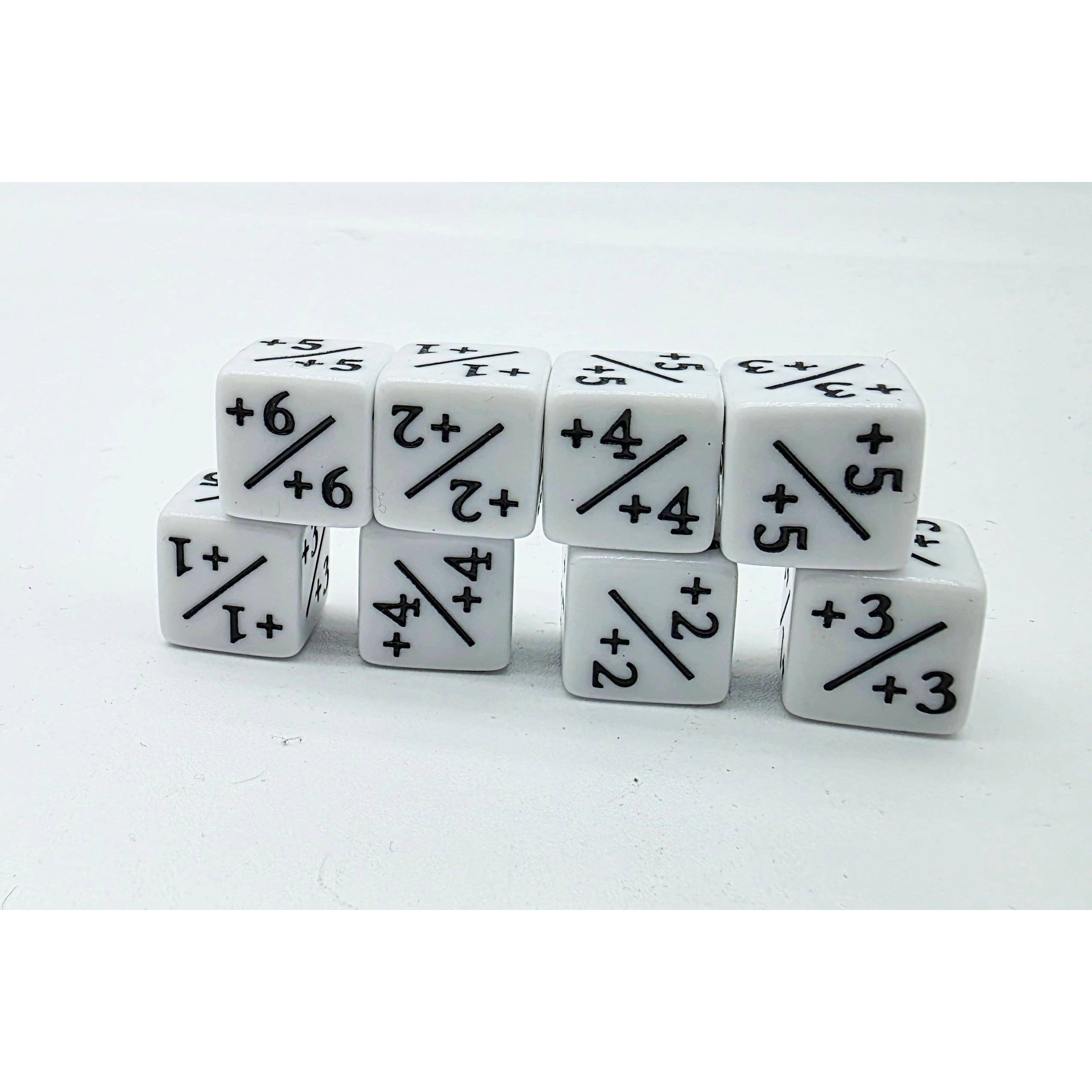+1/+1 White Counters for Magic - Set of 8