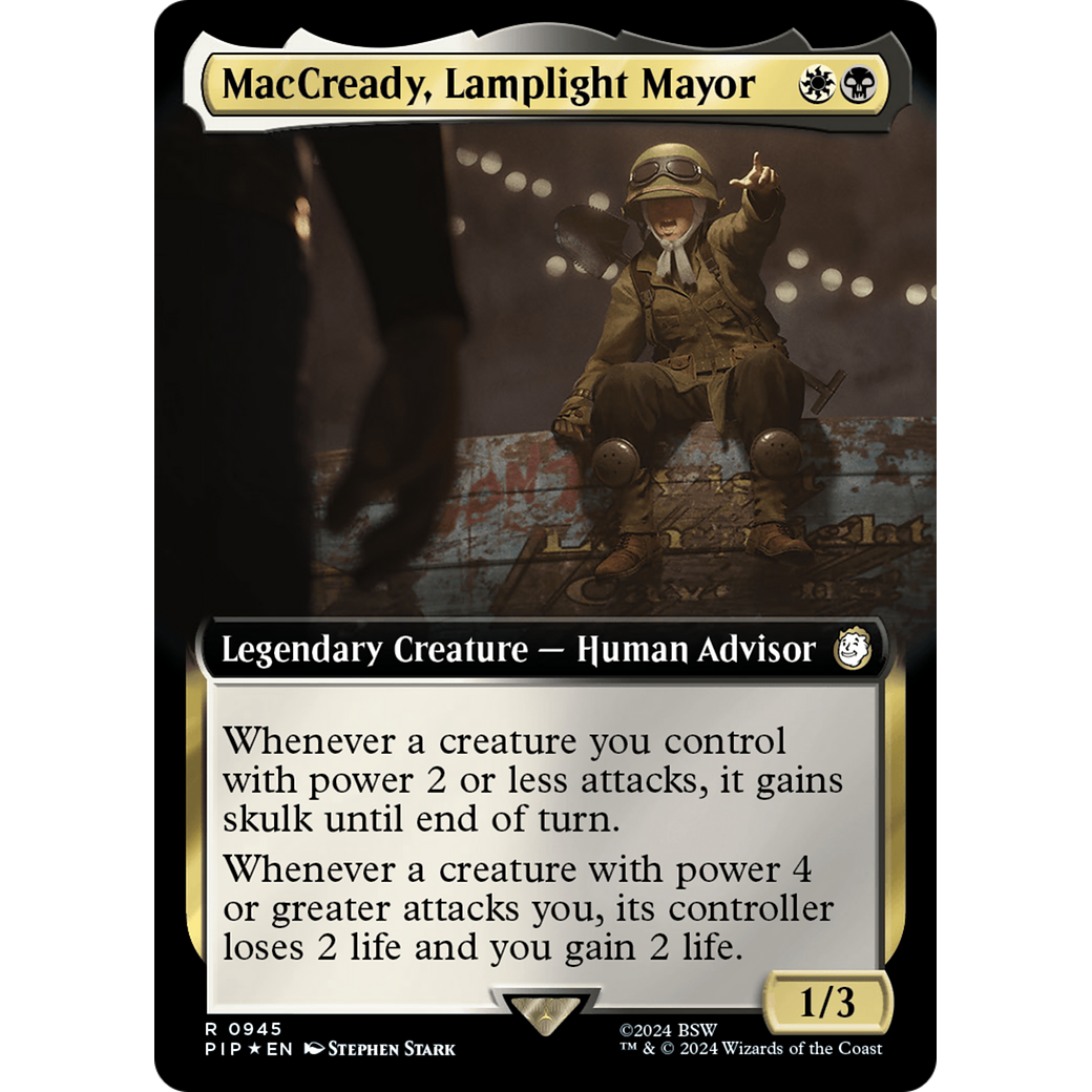 MacCready, Lamplight Mayor (PIP-945) - Fallout: (Extended Art) Foil