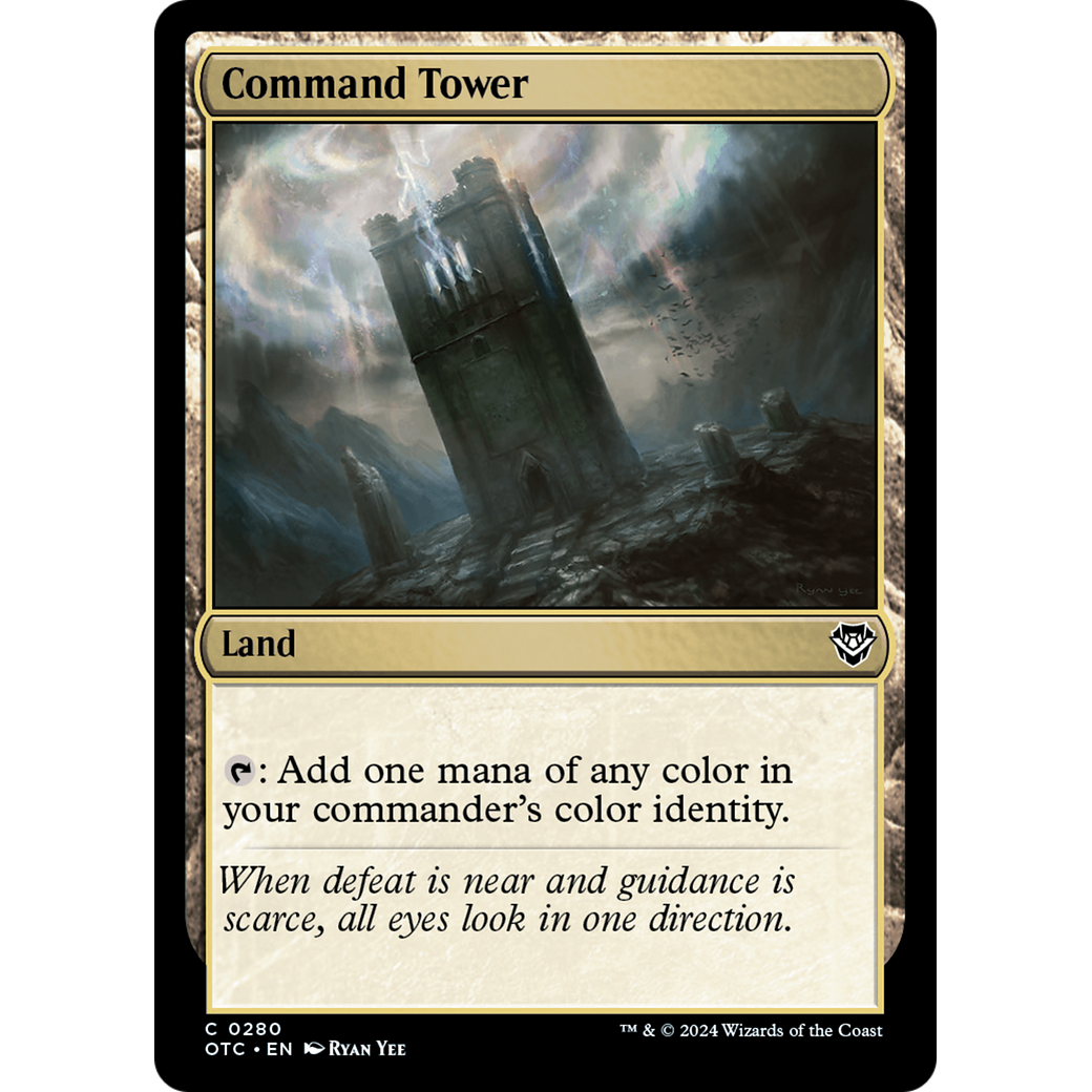 Command Tower (OTC-280) - Outlaws of Thunder Junction Commander