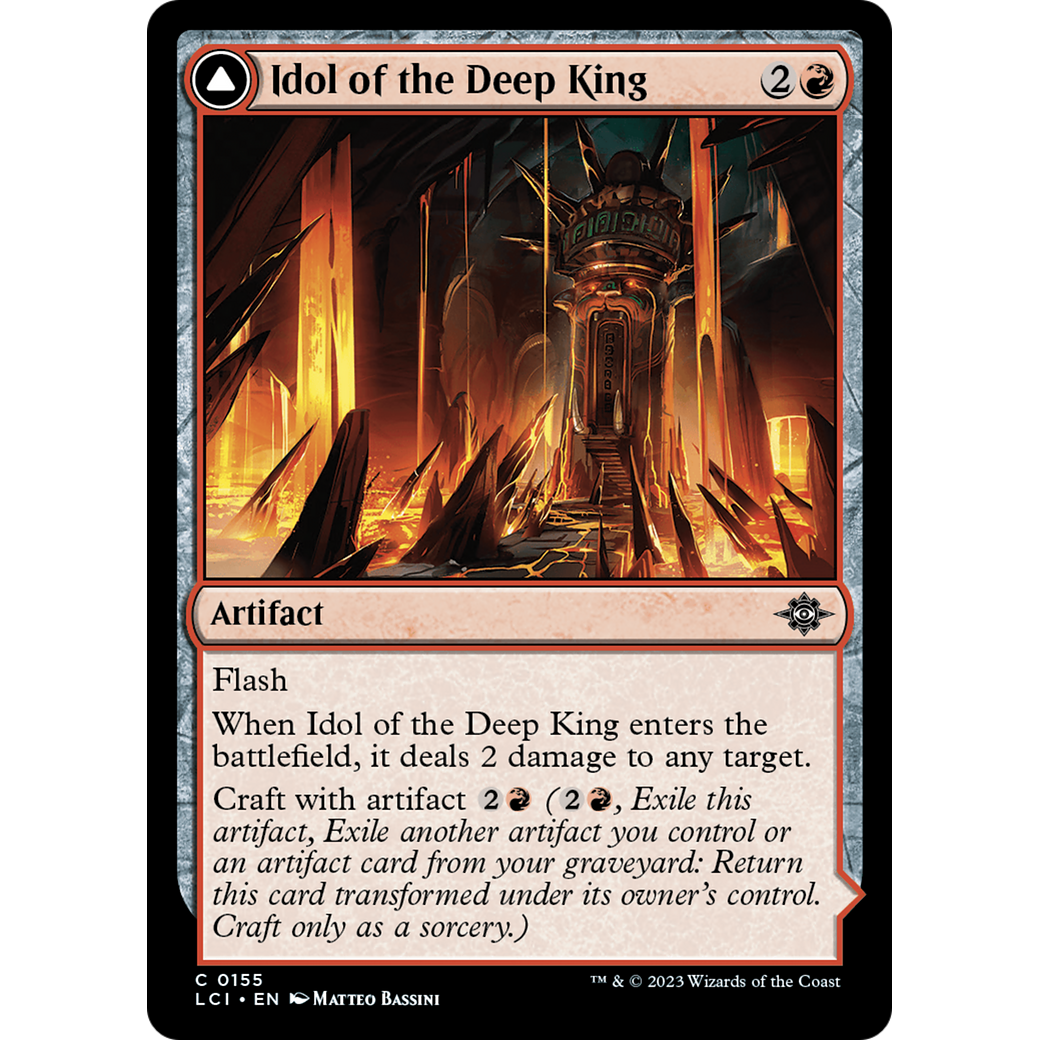 Idol of the Deep King // Sovereign's Macuahuitl (LCI-155) - The Lost Caverns of Ixalan