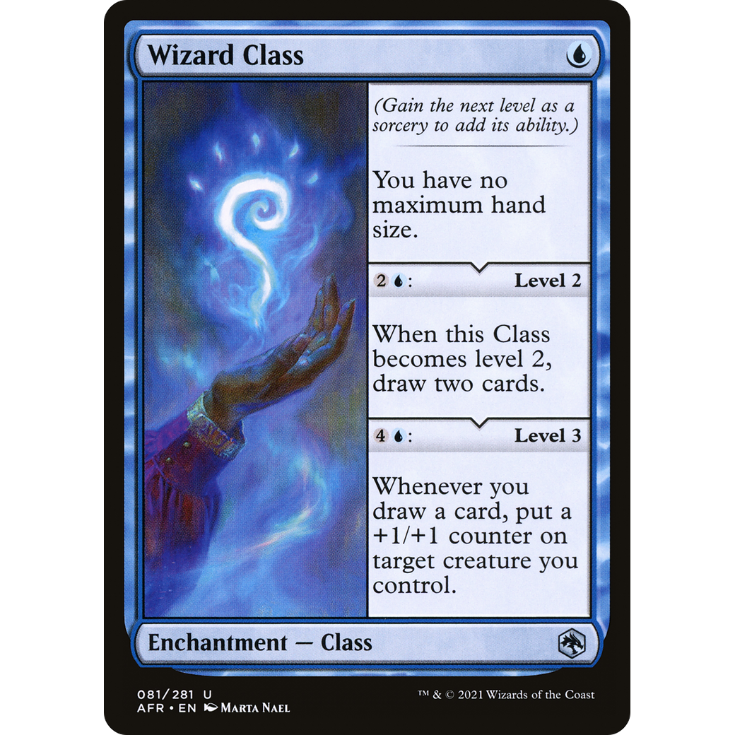 Wizard Class (AFR-081) - Adventures in the Forgotten Realms Foil