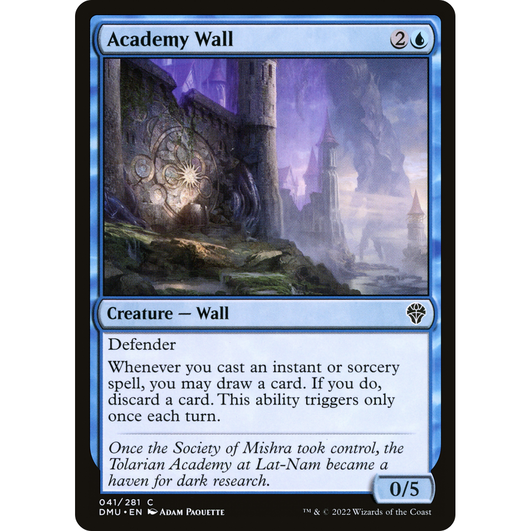 Academy Wall (DMU-041) - Dominaria United Foil