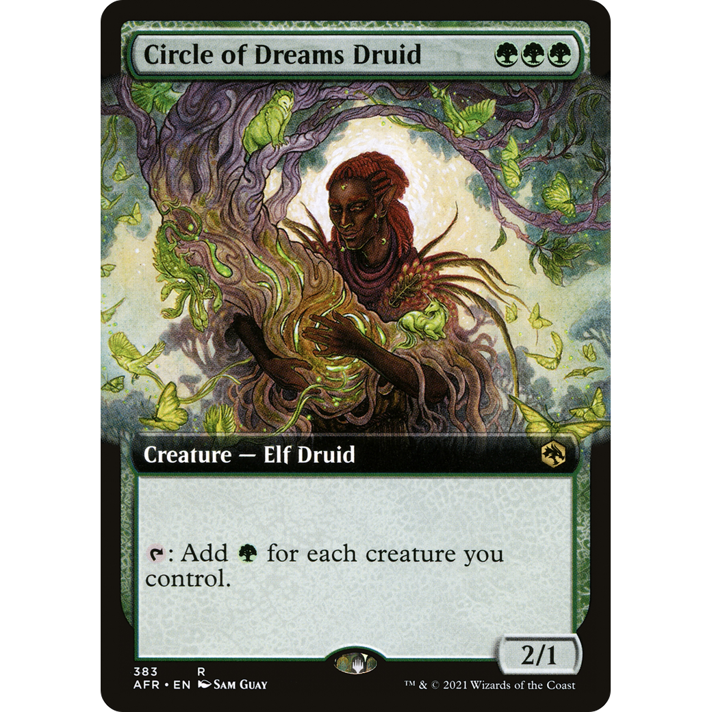 Circle of Dreams Druid (Extended Art) (AFR-383) - Adventures in the Forgotten Realms: (Extended Art) Foil