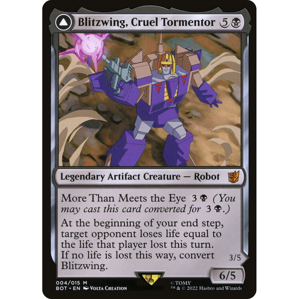 Blitzwing, Cruel Tormentor (BOT-004) - Transformers: (convertdfc)
