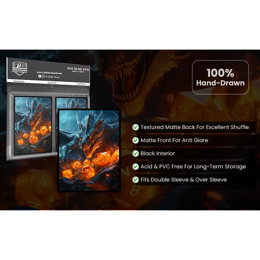 Realm Guard: Art Sleeves - D20 Guardian