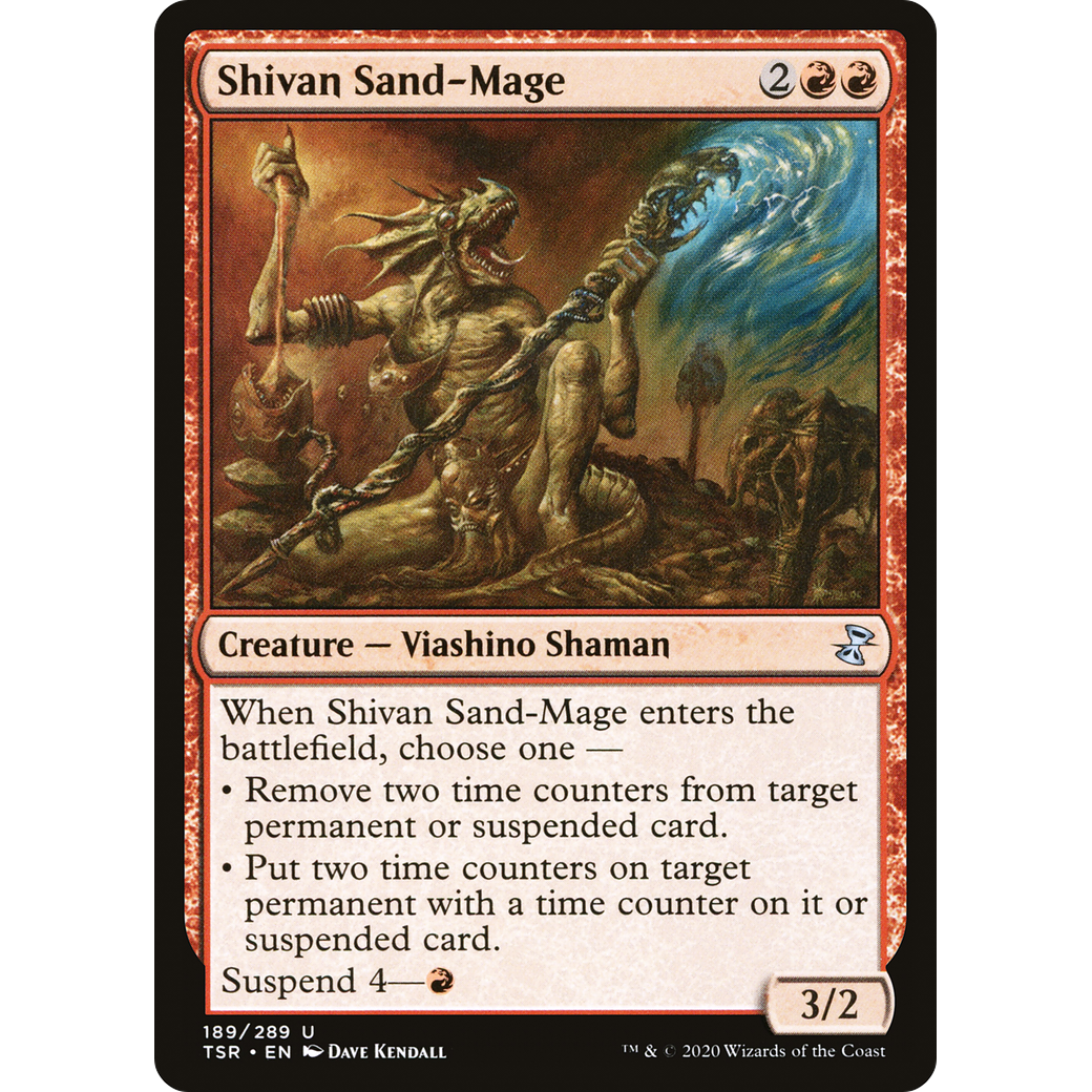 Shivan Sand-Mage (TSR-189) - Time Spiral Remastered