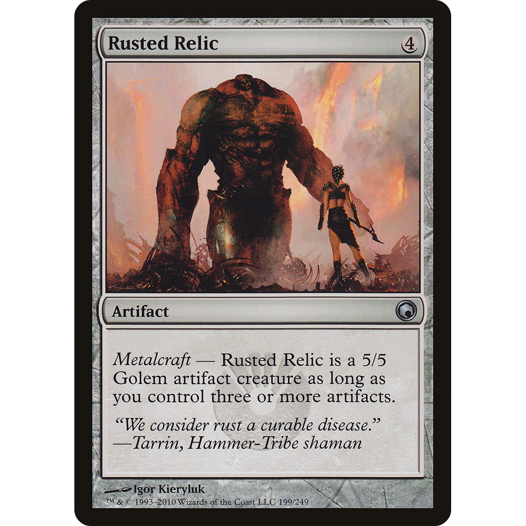 Rusted Relic (SOM-199) - Scars of Mirrodin Foil