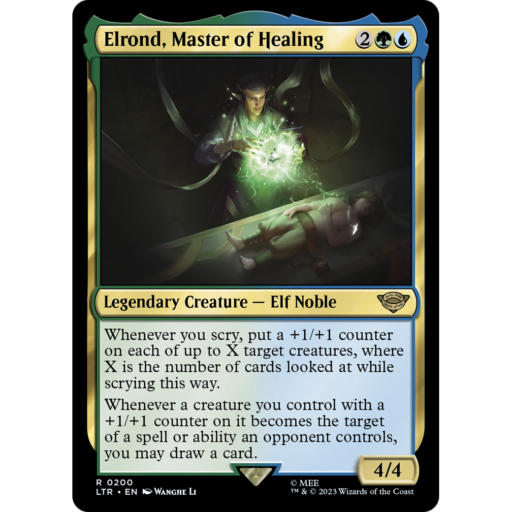 Elrond, Master of Healing (LTR-200) - The Lord of the Rings: Tales of Middle-earth Foil