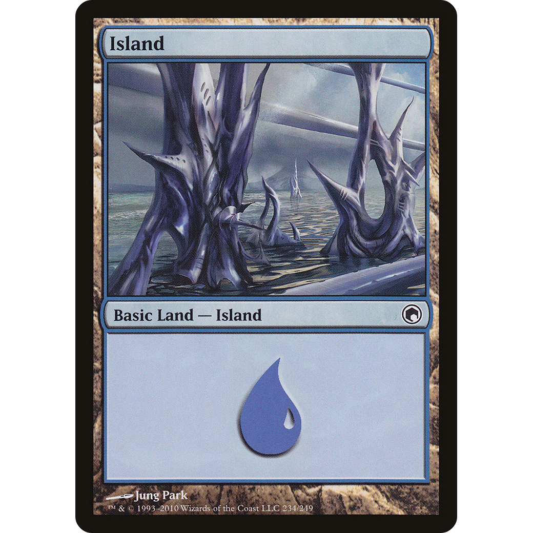 Island (234) (SOM-234) - Scars of Mirrodin