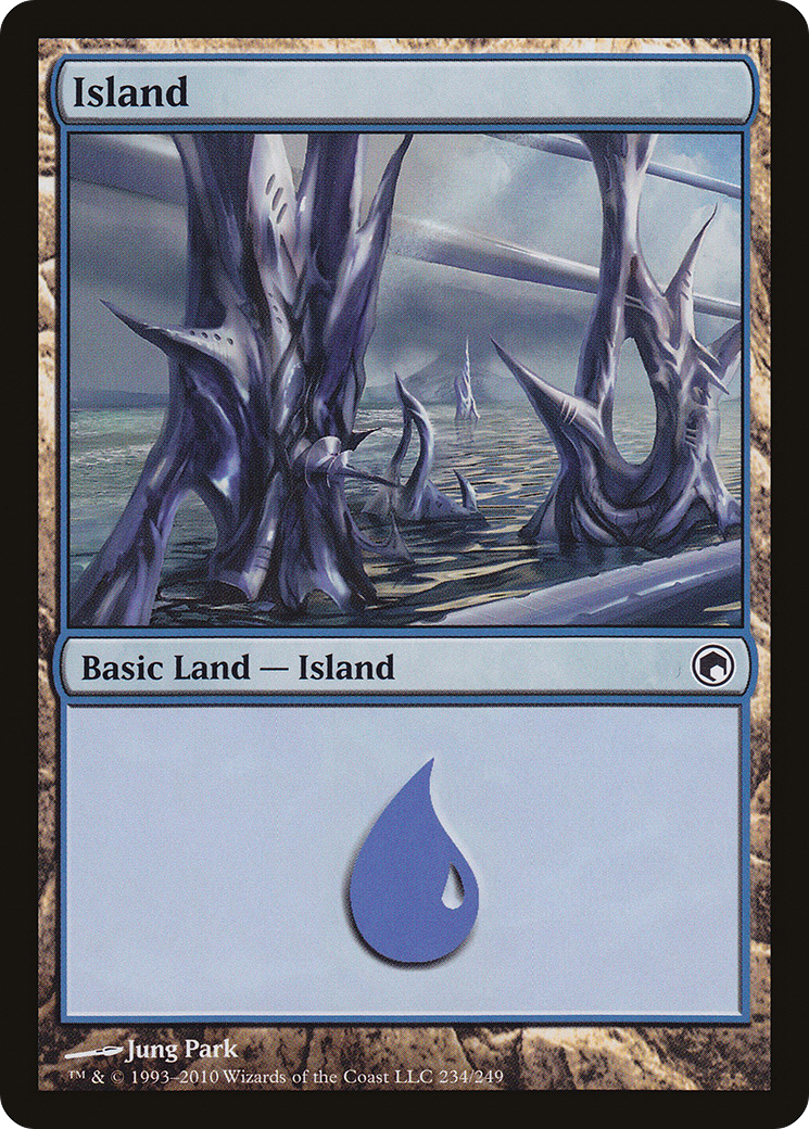 Island (234) (SOM-234) - Scars of Mirrodin