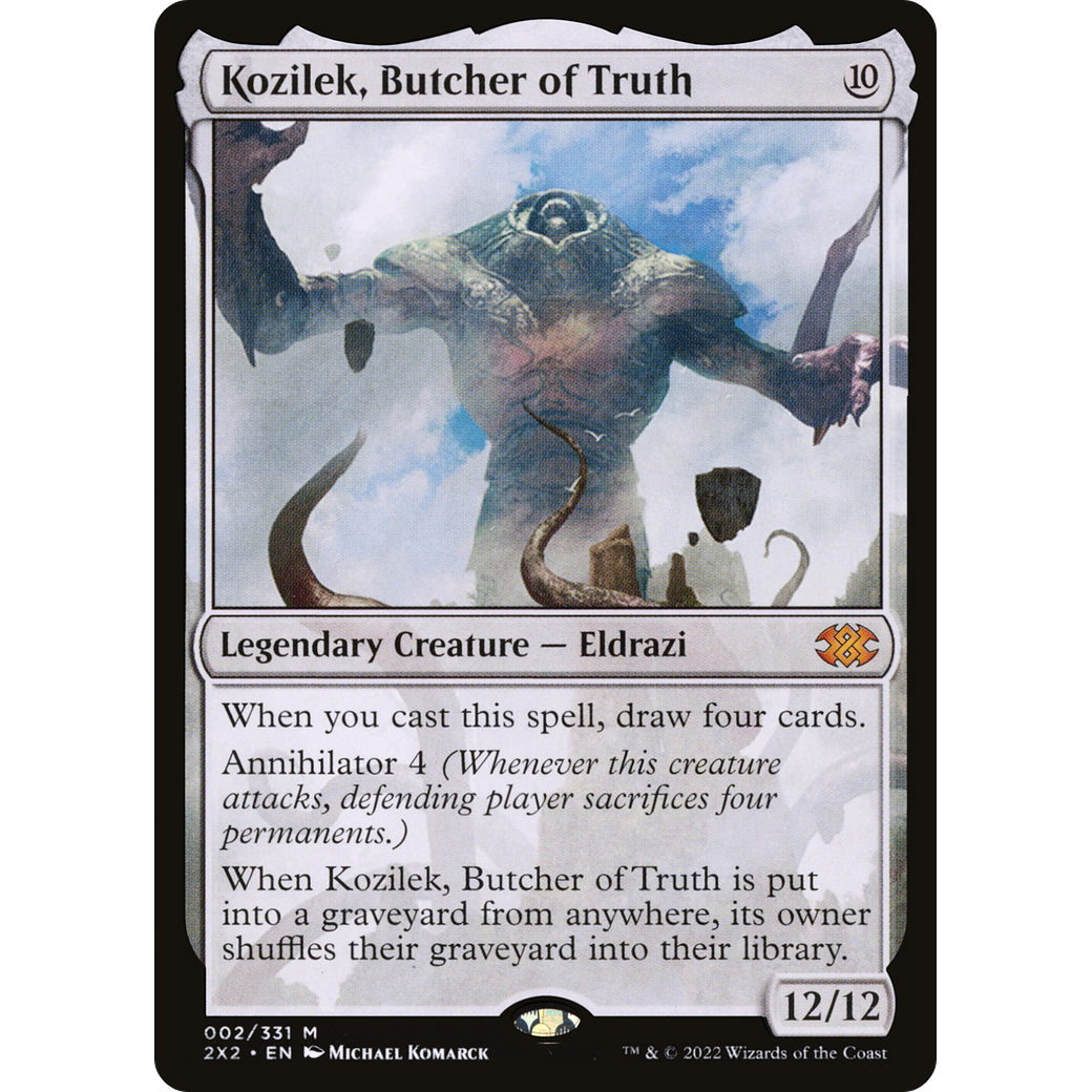 Kozilek, Butcher of Truth (2X2-002) - Double Masters 2022 Foil