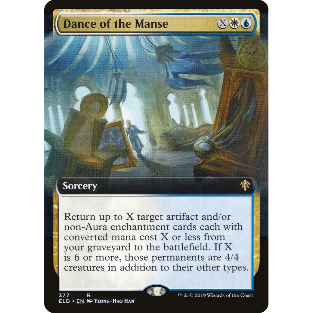 Dance of the Manse (Extended Art) (ELD-377) - Throne of Eldraine: (Extended Art)