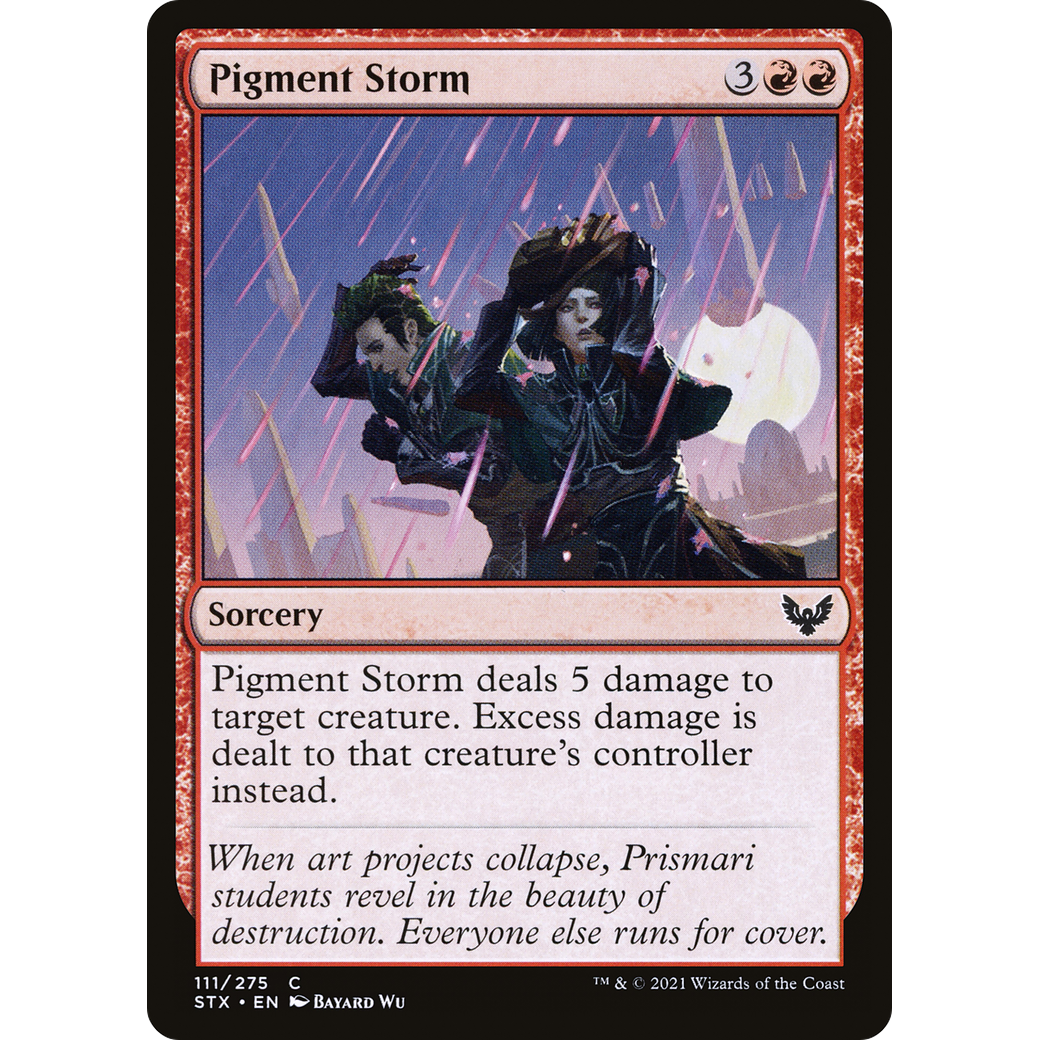 Pigment Storm (STX-111) - Strixhaven: School of Mages Foil