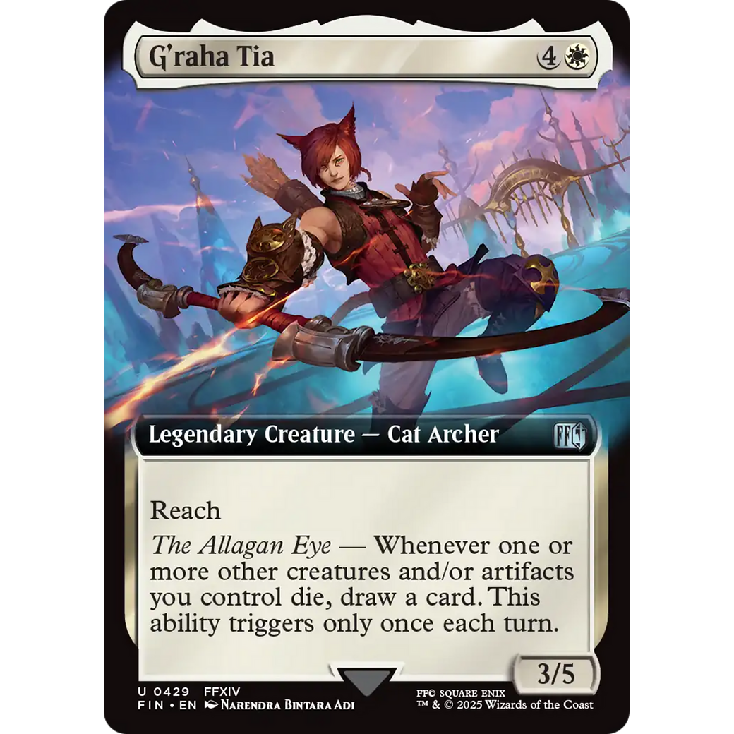 G'raha Tia (FIN-429) - FINAL FANTASY: (Extended Art) Foil