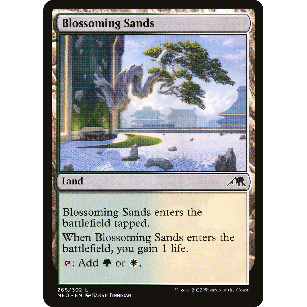 Blossoming Sands (NEO-265) - Kamigawa: Neon Dynasty