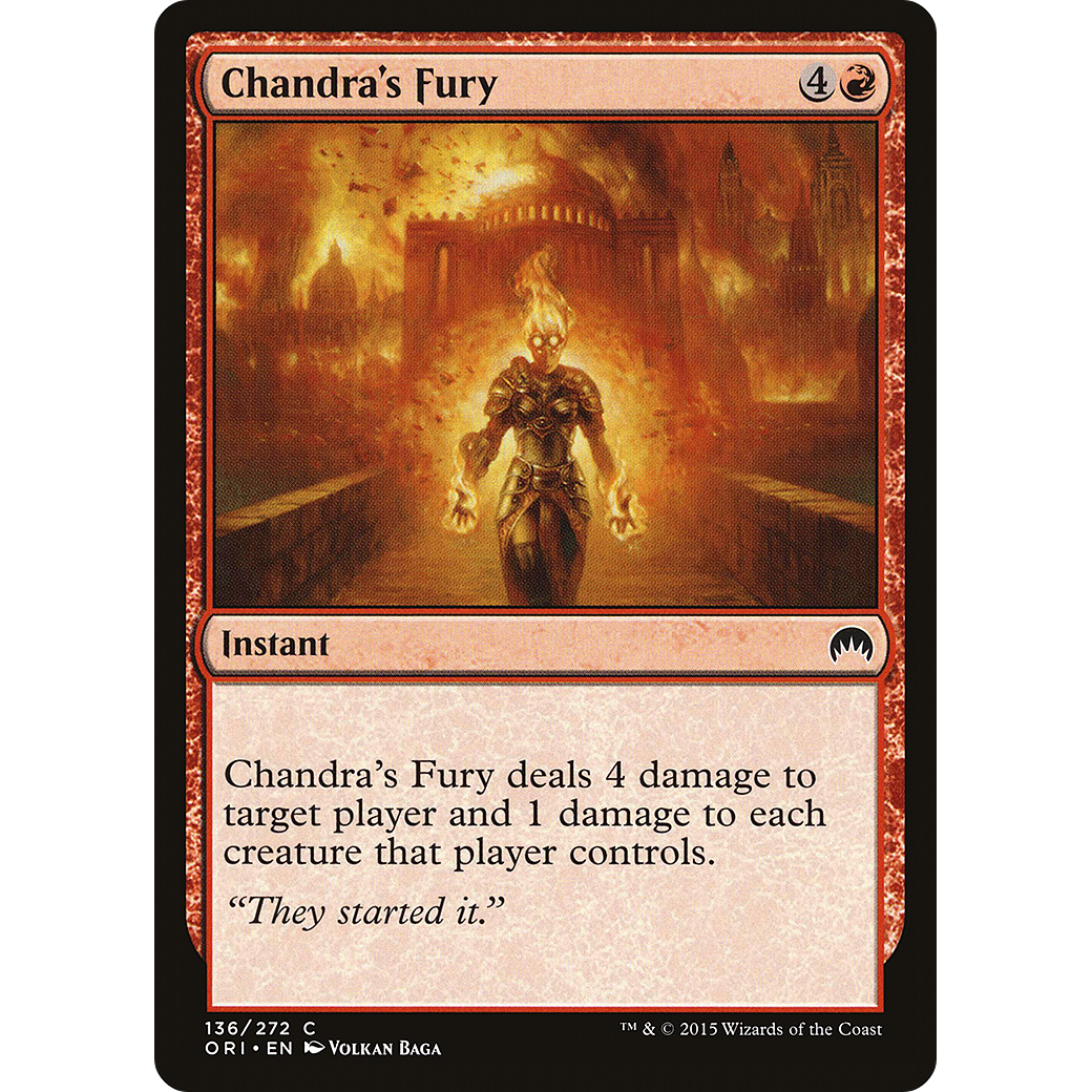 Chandra's Fury (ORI-136) - Magic Origins
