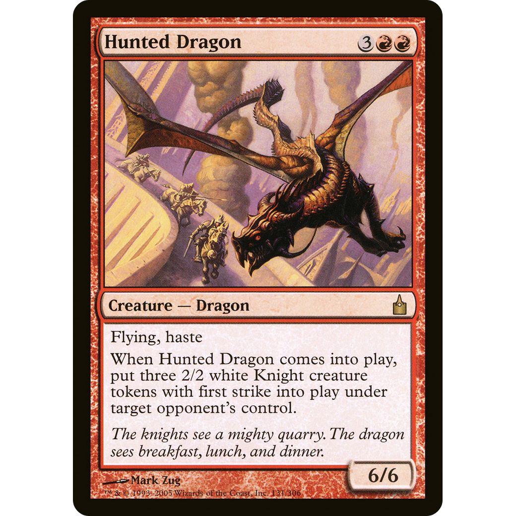 Hunted Dragon (RAV-131) - Ravnica: City of Guilds