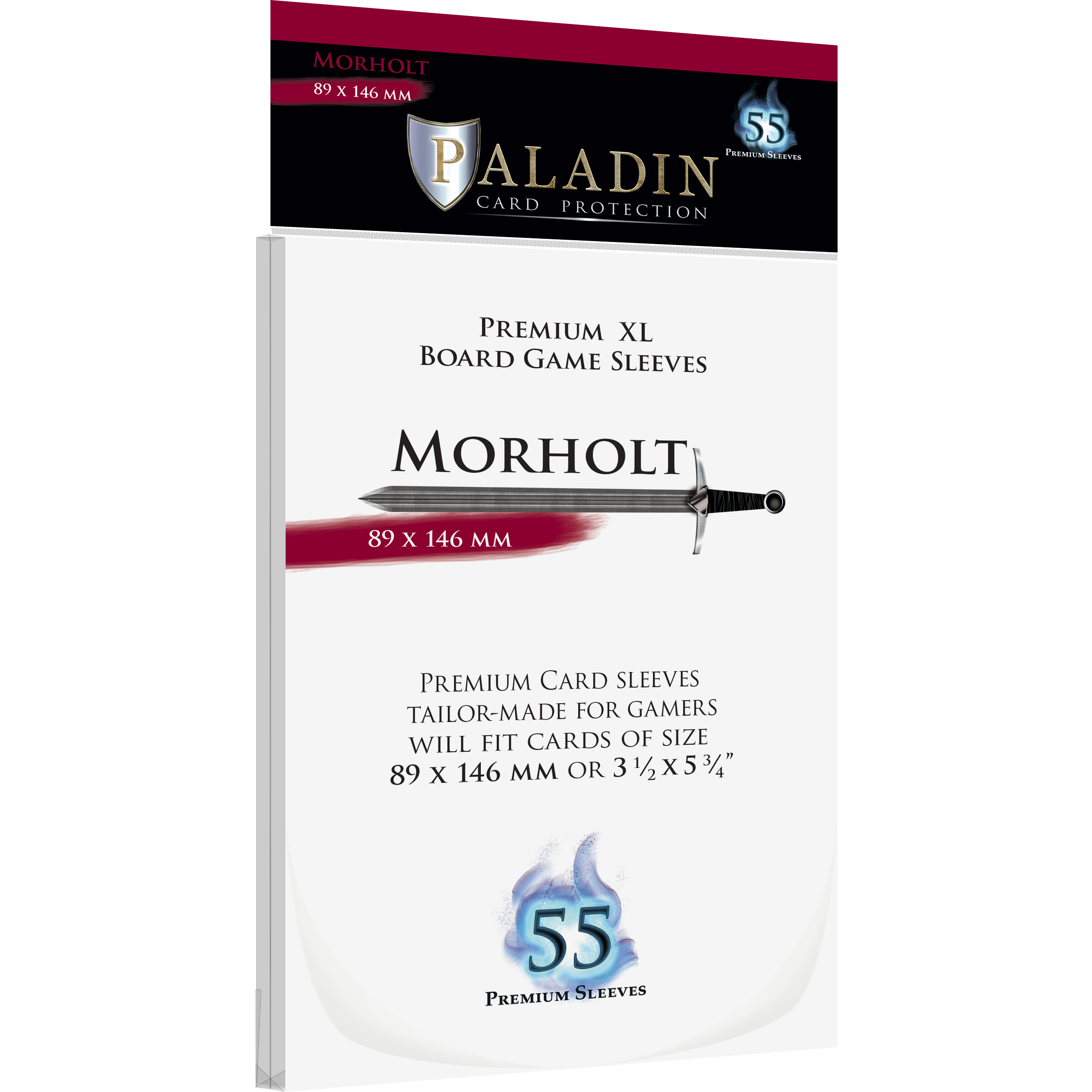 Paladin Card Protectors - Clear Gloss Ultra Large Sizes: Ragnelle – 103x128mm