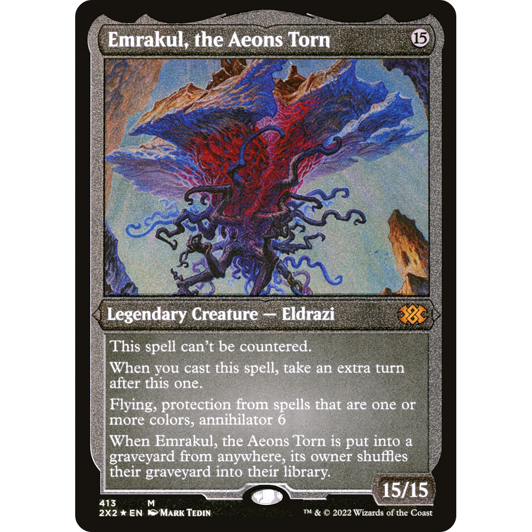 Emrakul, the Aeons Torn (Foil Etched) (2X2-413) - Double Masters 2022 Foil