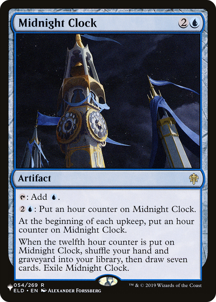 Midnight Clock (LIST-054/269) - The List
