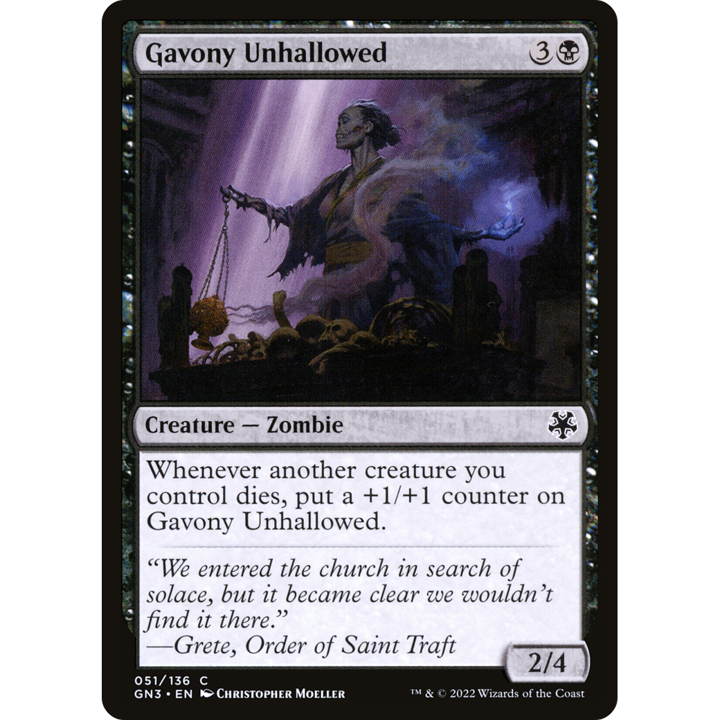 Gavony Unhallowed (GN3-051) - Game Night: Free-for-All