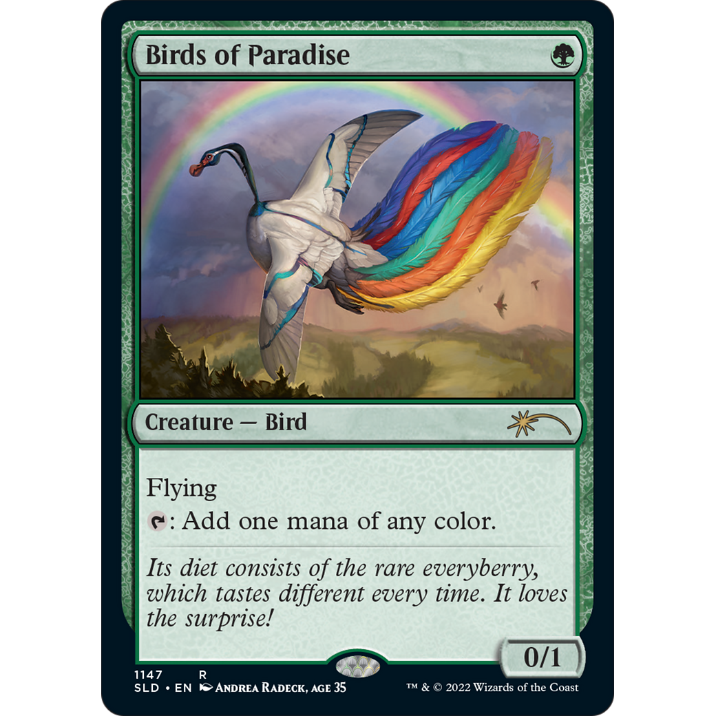 Birds of Paradise (1147) (SLD-1147) - Secret Lair Drop Foil