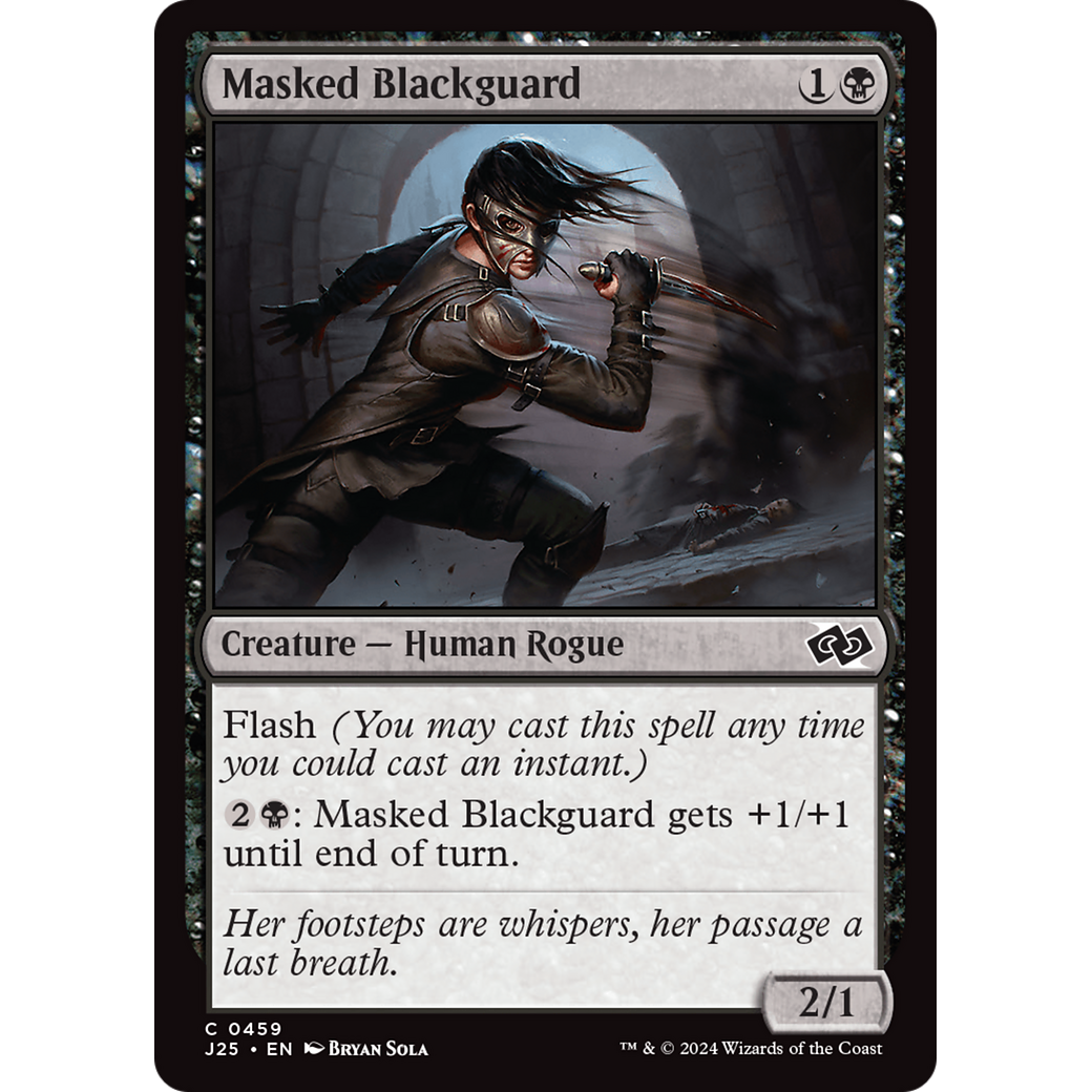 Masked Blackguard (J25-459) - Foundations Jumpstart