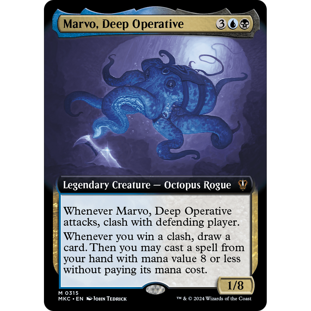 Marvo, Deep Operative (MKC-315) - Murders at Karlov Manor Commander: (Extended Art) Foil