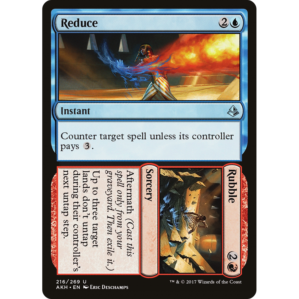 Reduce // Rubble (AKH-216) - Amonkhet