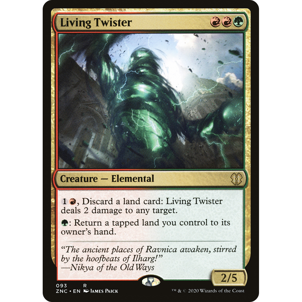 Living Twister (ZNC-093) - Zendikar Rising Commander