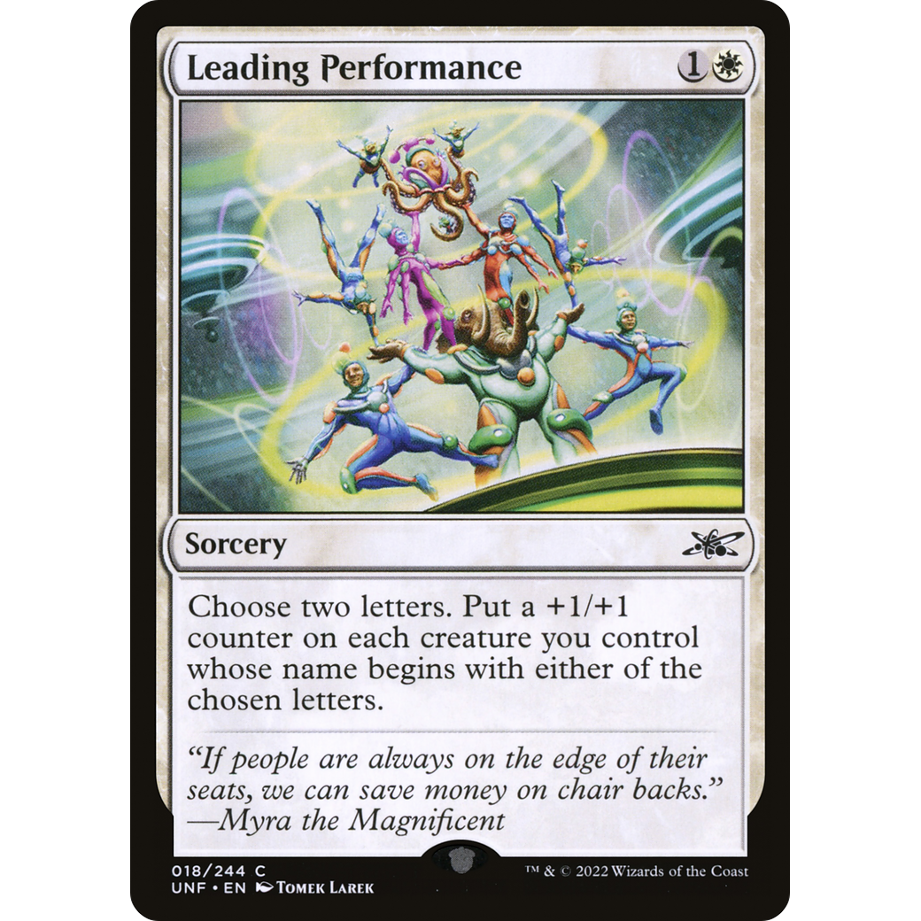 Leading Performance (UNF-018) - Unfinity