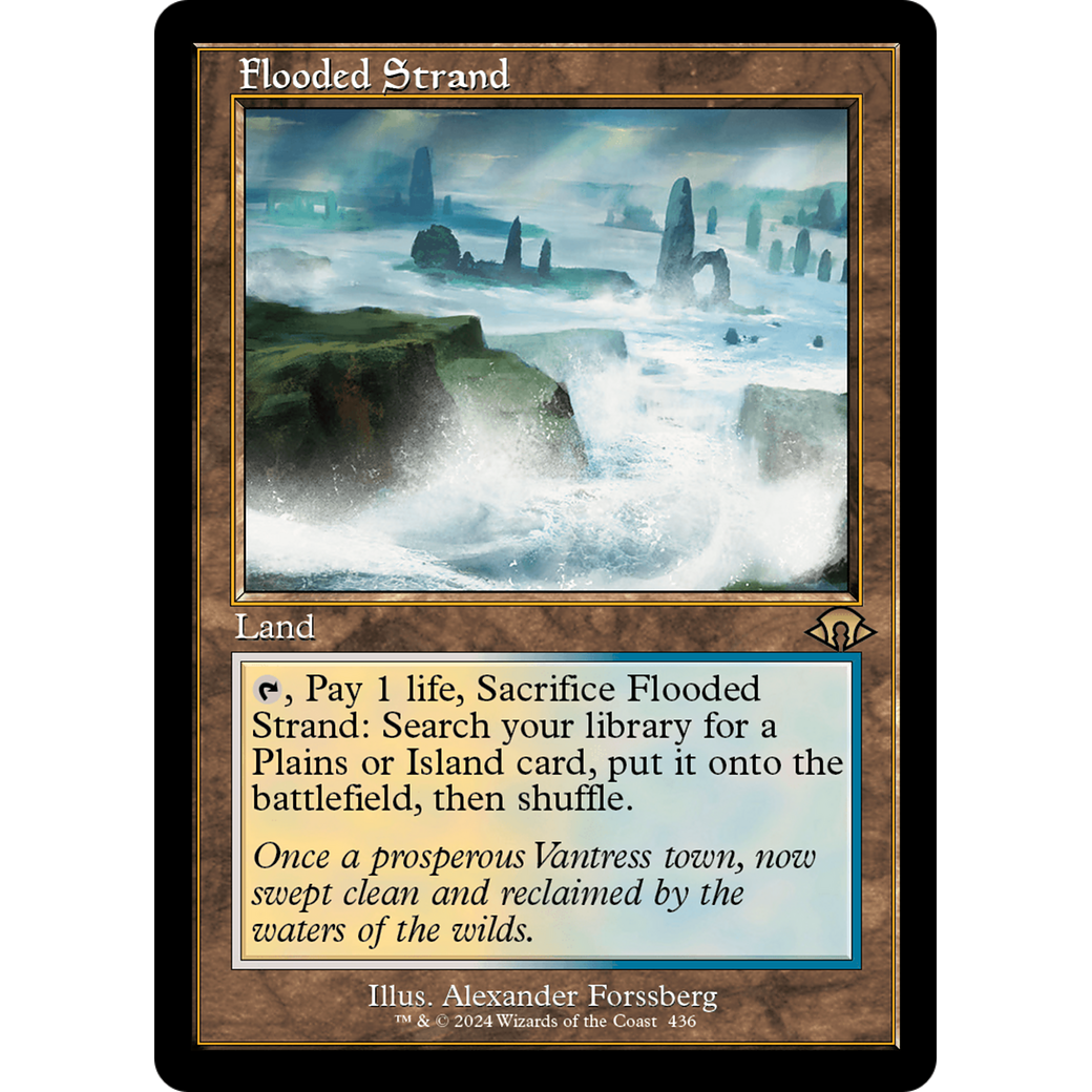 Flooded Strand (Retro Frame) (MH3-436) - Modern Horizons 3